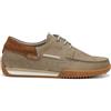 FLUCHOS - Mocassino nautico in pelle,pizzo,Suola in gomma bianca,Soletta rimovibile,Casual,Giovanile, per: Uomo, marmotta, 42 EU