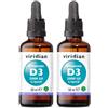 Viridian Vitamin D3 2000Ui Liquid 50 Ml 2x50 ml Soluzione orale