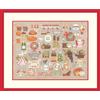 Le Bonheur des Dames kit punto croce "laboratorio di cucina", fai da te, 46,5x34cm
