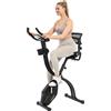 Top-Sports Gilles GmbH Christopeit S-Bike VeloFit - Cyclette con schienale, sistema frenante magnetico, cambio manuale a cricchetto a 14 posizioni