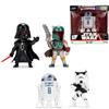 Jada Toys Star Wars Figura (1 Pezzo) - 1 di 4 Star Wars Personaggi da Collezione in Metallo per Appassionati di Film e Collezionisti a Partire dagli 8 Anni in su, Selezione Casuale, Circa 6,5 cm