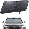 Suyamir Parasole Auto -Ombrello Parasole Pieghevole per Parabrezza Interni Macchina,Schermo Anti-Uv per Automobile, Telo Proteggi Cruscotto Copriparabrezza dal Sole per auto medio/grandi (Apertura)