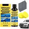 Generisch Riparazione auto, 100 ml, lucidante per rimuovere i 'auto, con 2 spugne e 6 panni nano, Ultimate Scratch Remover per moto, veicoli, esterni e interni, garage