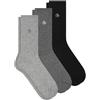 Scotch & Soda 3PK MENS NON TERRY CASUAL CREW, Calzini Uomo, Medium Grey 030,