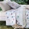 Gabel Farfalle Completo Letto Matrimoniale con Doppie Federe, Collezione Gira&Rigira Gabel