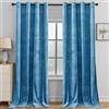 YSTELLAA Tende Velluto Oscuranti Per Interni 2 Pezzi, 140×280CM, Tende Camera Da Letto Moderna, Con Anelli, Termica Isolante Freddo E Caldo, Per Camera Da Letto, Light Blue