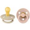 BIBS DANMARK ApS Bibs set 2 ciucci bibs colour vaniglia e rosa cipria