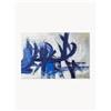 Agave Quadro dipinto a mano Blue Stroke