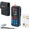 Bosch Professional Distanziometro laser GLM 50-27 C (campo di misura: fino a 50m, robusto, IP65, trasferimento dati tramite Bluetooth, 2 batterie AA, tracolla, sacchetto)