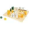 small foot 11765 Ludo "Safari", for six players, with steppe animals, foldable g