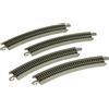 ‎Bachmann Industries Inc. Bachmann Trains snap-fit E-Z Track nickel Silver Reversing 45,7 cm Radius Curved