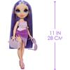 Rainbow High Swim & Style - Violet (Purple) - 28 cm Doll with Shimmery Wrap to S