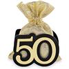 Cupido&Co. 50 Oro Nero con Sacchetto Oro 65 x 90 Mm 12 Pz