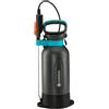 GARDENA Irroratore a pressione 5l Comfort: spruzzatore a pressione con poggiapiedi integrato, impugnatura della lancia incl. funzione di bloccaggio, tracolla e valvola di sicurezza (11130-20)