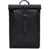Rains Rolltop Rucksack Mini W3 Dagrugzak Zwart