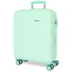 Movom Galaxy Valigia da cabina blu 40 x 55 x 20 cm rigida ABS chiusura a combinazione laterale 37 l 2,42 kg 4 ruote doppie bagaglio a mano, Blu scuro, Valigia
