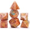 Gate Keeper Games & Dice Gate Keeper Games and Dice: Aether Dice: Heavenly - 7pc RPG Set, Gold, Rouge, Wh