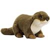 WWF Plüsch Plüsch Peluche a Forma di lontra Europea, Realistico, con Molti Dettagli a Forma di Animale, Morbido e Morbido, Standard CE, 20 cm