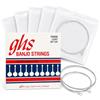 GHS Strings GHS™ Strings »STAINLESS STEEL - 220 - TENOR BANJO« Corde per Banjo Tenor - Stainless Steel - Loop End - Light: 10.5-12-20-28
