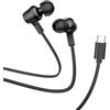 CUFFIE AURICOLARI CON MICROFONO 1,2 METRI TYPE-C NERO HOCO M86