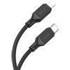 Cellularepairassistance CAVO DATI LIGHTNING A TYPE-C 1 METRO 2,4A 20W NERO | HOCO X90