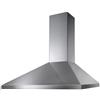 Cellularepairassistance IDROBRIC CAPPA SERIE EGEA PLUS X A90 A PARETE DA 90 CM ASPIRANTE COLORE ACCIAIO INOX