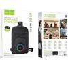Cellularepairassistance CASSA ALTOPARLANTE SPEAKER BLUETOOTH 8W 3H FORMA BORSA ZAINO 6 LITRI HOCO HC42 NERO