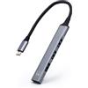 Cellularepairassistance HUB SLIM USB TYPE-C 4 PORT USB 3.2 EWENT EW1145 MULTIPRESA USB 3.2