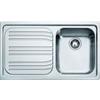 Cellularepairassistance FRANKE LAVELLO RADAR INOX RRX611 CM 86 1 VASCA E GOCCIOLATOIO LATERALE - BORDO SLIM ACCIAIO DA INCASSO GOCCIOLATOIO A SINISTRA