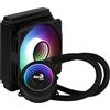 DISSIPATORE PER CPU AEROCOOL MIRAGEL120, RAFFREDDAMENTO LIQUIDO CPU, VENTOLA ARGB 12CM, TDP 200W, NERO