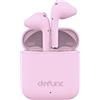 Defunc | Cuffie in-ear | True Talk | Microfono incorporato | Bluetooth | Senza fili | Rosa