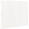 vidaXL Testiera da parete bianca 140x3x110 cm Legno massello di pino