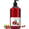 bleu & marine Bretania Olio di Jojoba BIO, Puro e Naturale: Siero Viso, Idratante per Capelli e Barba, Struccante, Detergente Viso, Siero Ciglia, Olio per Cuticole Unghie, Cura per la Pelle Atopica - 1000 ml