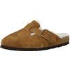 Birkenstock Boston - Zoccoli Donna, Beige (Mink Mink), 37 EU