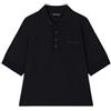 Armani Exchange Essential, Embroidered Logo Signature, Relaxed Fit Polo Donna