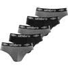 Umbro Slip Uomo 100% Cotone, Set da 5, Multicolore CLA1 (L)