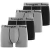 FREEGUN Boxer Mutande Ragazzo Cotone, Set da 4, Grigio P2 (14/16 Anni)