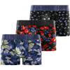 FREEGUN Boxer da Uomo Japanime, Pantaloni da Uomo Traspiranti e Ultra Morbidi (Set di 3), A72, L