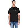 Armani Exchange A|X Tiny AX Logo 100% Cotton Jersey Comfortable T-Shirt Black, S