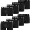 UMBRO Boxer Uomo 100% Cotone, Mutande Uomo, Maglia Aerata, Naturale (set di 8), Nero, Taglie S