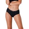 Lovable Slip Culotte da Ciclo Mestruale Flusso Abbondante in Cotone | Mutande Mestruali Riutilizzabili e Assorbenti | Intimo Period Panties Donna, Nero, S