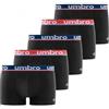 UMBRO Boxer Boxer 100% Cotone, Mutande Uomo, Naturale e Antiirritazione, set di 5, Taglie XL
