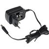 AKYGA Alimentatore universale AK-TB-09, tensione fissa 12 V, 0,5 A, 6 W, 5,5 x 2,1 mm, lunghezza cavo 1,4 m