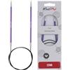 KnitPro Maglia PRO 80 cm x 3,75 Millimetri di Alluminio bloccate circolari per Maglieria Aghi-Zing-Viola