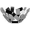 Alessi Fruttiera, Argento, 27.3 x 12.7 x 27.3 cm