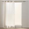 Douceur d'Intérieur, Tenda con occhielli (137 x 280 cm) Kalia Naturale, Poliestere Lino
