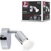 Paulmann 66749 Proiettore a parete Carolina IP44 GU10 230V max 10W dimmerabile cromo a fiamma singola Spotlight
