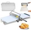 Joyfitness Sfogliatrice per Croissant, Sfogliatrice Pieghevole per Pasta, Sfogliatrice Pasticceria, Spessore Regolabile 0-25mm, Impasti Pizza e Panetteria Domestica Commerciale