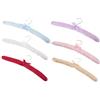 JOYOFREELY 6 Pezzi Grucce Appendiabiti Imbottite Bordo Antiscivolo, Design Elegante e Pratico per Abiti da Donna in Casa