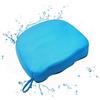 AOSEE Seggiolino per Vasca Idromassaggio, 38 X 30 X 13cm Cuscino Per Idromassaggio,Cuscino Rialzato Portatile Per Vasca Da Bagno Esterna (Blu)